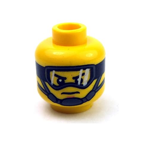 Lego Eclipsegrafx Custom Minifig Head Combat Yellow