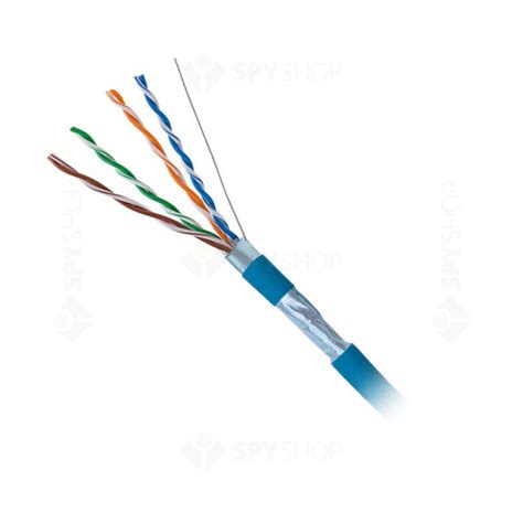 Cablu F UTP CAT 5E Cupru Schrack HSEKF424P1 4x2xAWG24 1 PVC Eca 305