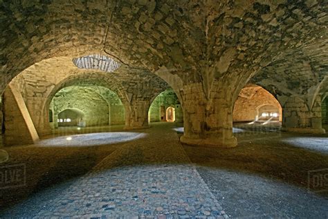 Interior Of Munot Castle Schaffhausen Switzerland Stock Photo