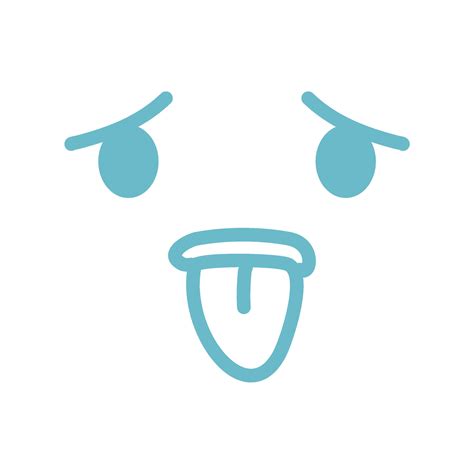 expressions hand drawn cartoon art illustration  vector art