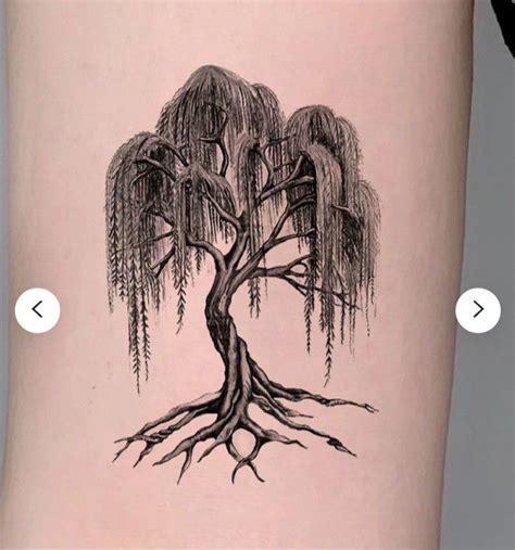 pin  rebecca watkins  tattoo willow tree tattoos silhouette