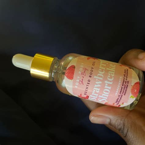 1 Oz Strawberry Shortcake Scented Body Oil Strawberry Body Glow Oil Sweet Body Oil Stocking