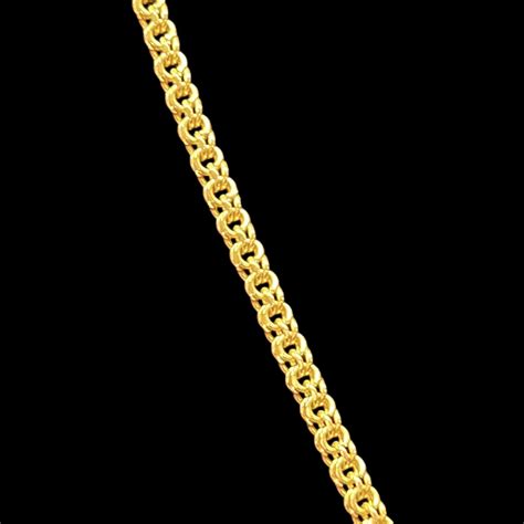 18ct Yellow Gold Byzantine Link Chain Victoria Albert Antiques