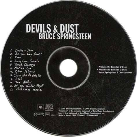 Car Tula Cd De Bruce Springsteen Devils Dust Portada