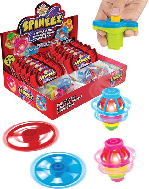 Amazon Ipidipi Toys Light Up Spinning Tops And Flying Saucer Disc