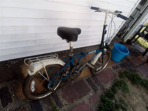 Vintage Dahon 1987 Vintage 6speed Folding Bike Classic Rare Blue