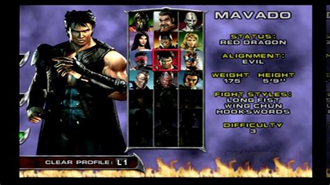 Mortal Kombat Deadly Alliance Arcade Mode As Mavado Part 1 Youtube