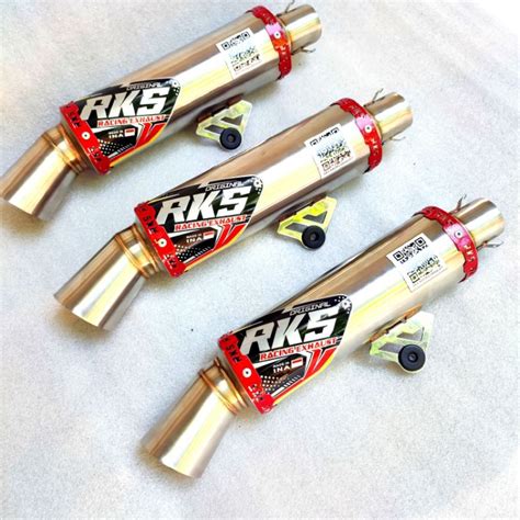 Jual Silincer Slencer Knalpot Original Rks Stainless Series Inlet