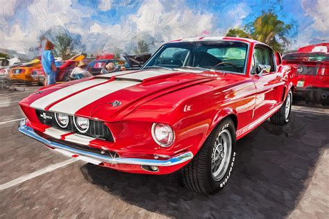 Red 1967 Shelby Mustang