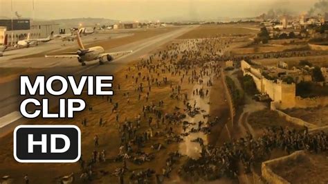 World War Z Movie Clip Escape From Israel 2013 Brad Pitt Zombie Movie Hd Youtube