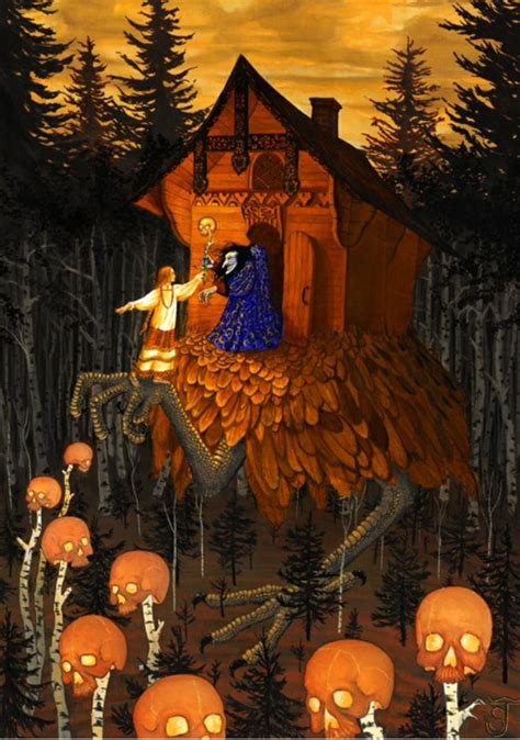 Baba Yaga James Schultz Baba Yaga Slavic Folklore Fairytale Art