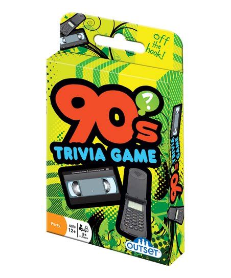 90s Trivia Card Game - Shop Retro Active