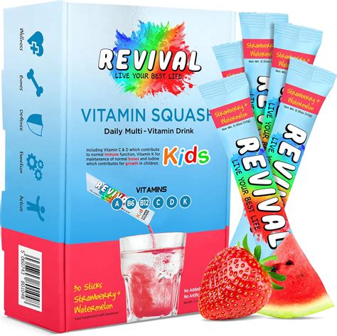 Revival Multivitamin Getränk für Kinder Vitamin A C D K B6 B12