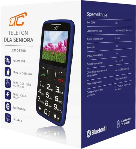 Telefon Ltc Dla Seniora Starszej Osoby G O Ny Przycisk Sos Du E