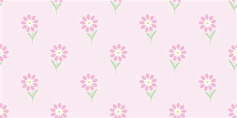 Azulejo De Repetici N Sin Costuras Patr N Floral Vector Lindo Vector