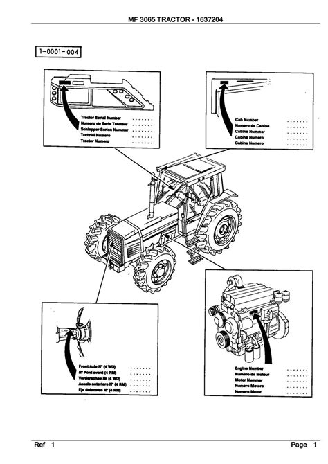 Massey Ferguson Mf Tractor Service Parts Catalogue Manual Part