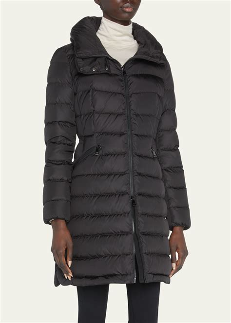 Moncler Flammette High Neck Puffer Coat Bergdorf Goodman