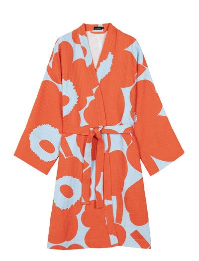 Marimekko Home Unikko Waffle Beach Robe Robe Boozt