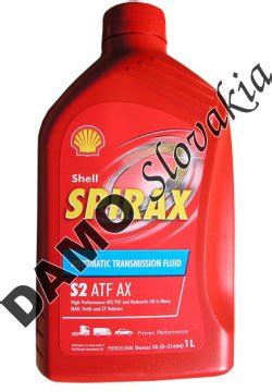 Shell Spirax S Atf Ax L Motorov Oleje Sk