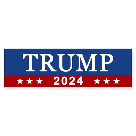 Trump 2024 Bumper Sticker | CafePress