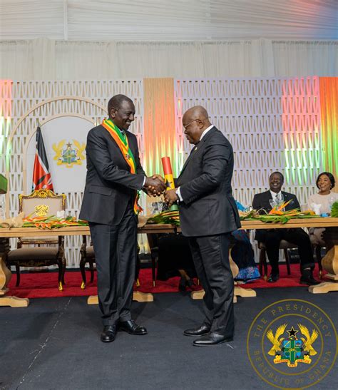 Ghana Confers Highest Honour On Kenya’s President Ruto Ghheadlines Total News Total Information