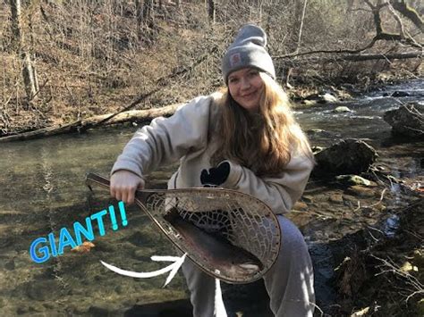 She Caught The Creek GIANT TWO Citation Brook Trout YouTube