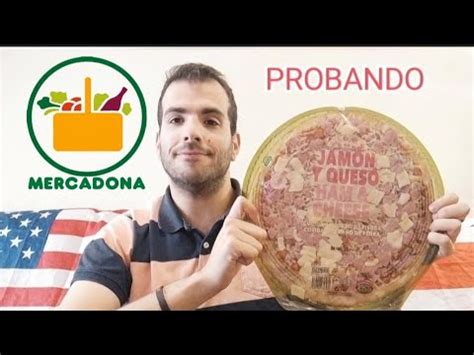 Probando Pizza Jamon Y Queso Del Mercadona Youtube