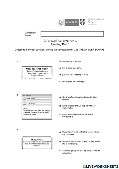 2260356 Ket Reading Part 1 Ale Grajales