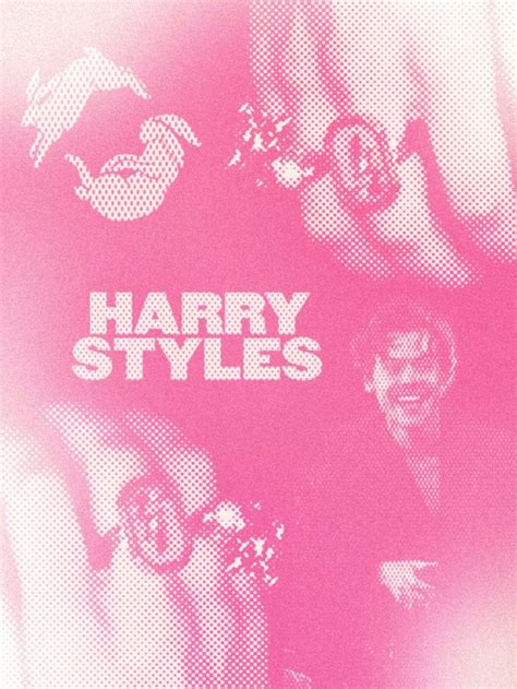 The Harry Styles Poster Is Pink And White