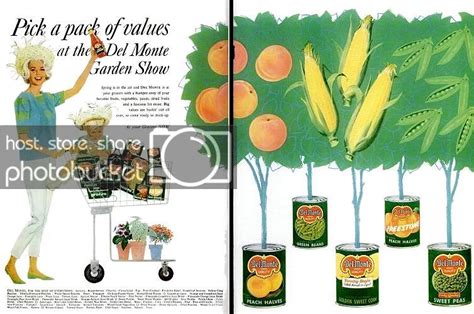 Del Monte Canned Fruits and Vegetables — 1961 | Retro Adverto