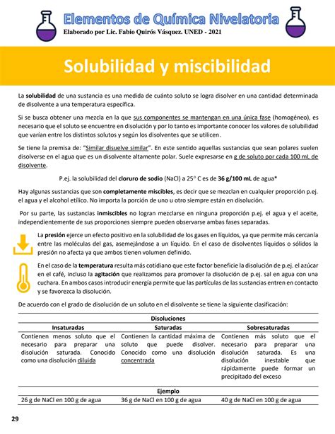 SOLUTION Tema 6 Quimica Disoluciones Y C Lculos De Concentraci N