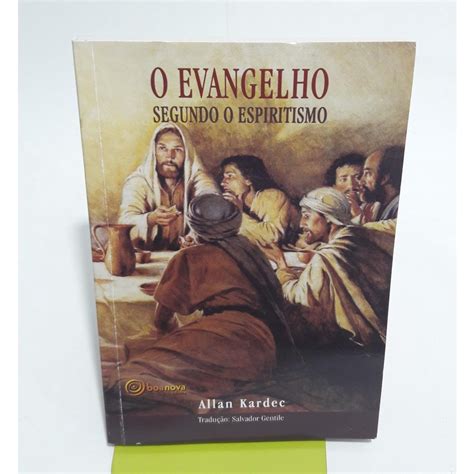 Livro O Evangelho Segundo O Espiritismo Shopee Brasil