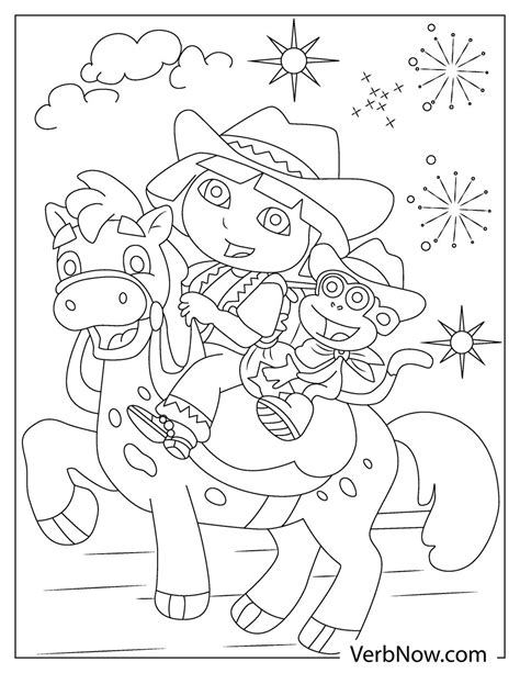 Free DORA Coloring Pages for Download (Printable PDF)