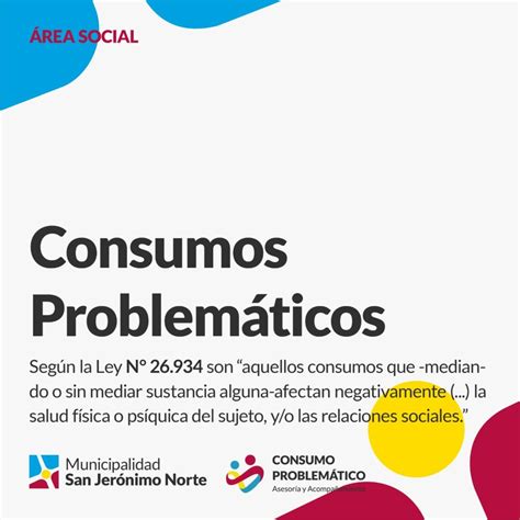 Consumos problemáticos Municipalidad de San Jerónimo Norte