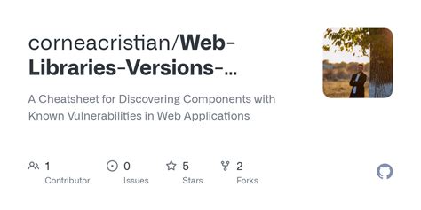 GitHub Corneacristian Web Libraries Versions Cheatsheet A Cheatsheet