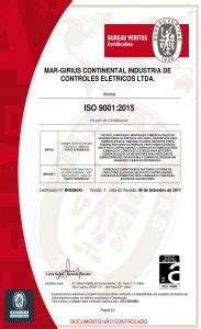 Certificado Iso Margirius Presen A Constante Em Sua Vida