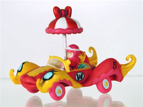 Konami Wacky Races Toy Vol 2 Penelope Pitstop In The Compact