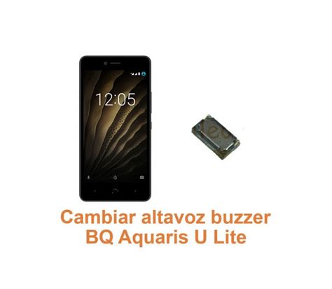 Cambiar Altavoz Buzzer Bq Aquaris U Lite Reparación de Móvil