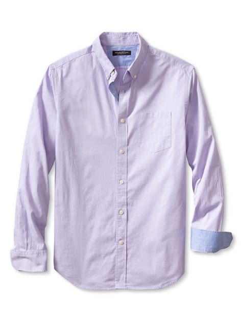 Slim Fit Soft Wash Button Down Shirt Banana Republic