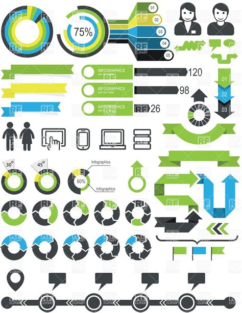 11 Round Icons Infographic Images Free Infographic Icons Free Vector