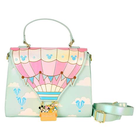 Disney By Loungefly Crossbody Bag Mickey Friends Hot Air Balloon
