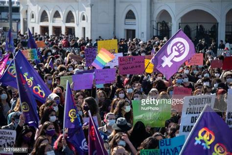 Women Protest In Turkey Photos And Premium High Res Pictures Getty Images