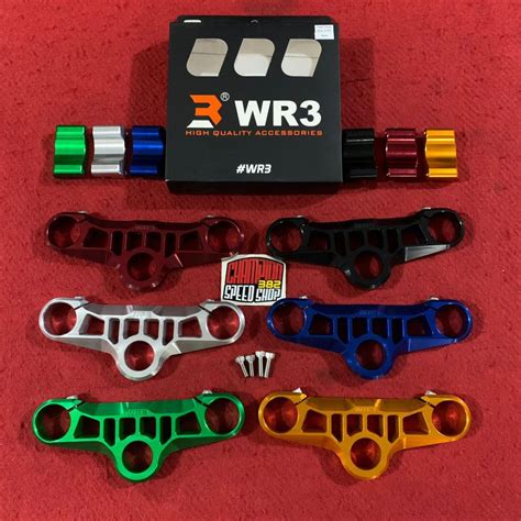 Jual Triple Clamp Tripleclamp Segitiga Stang Wr Kawasaki Ninja Rr