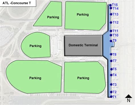 Atlanta Airport Terminal C Food Map | Map of Atlantic Ocean Area