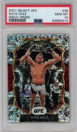 Mint Panini Select Ufc Nate Diaz Disco Psa