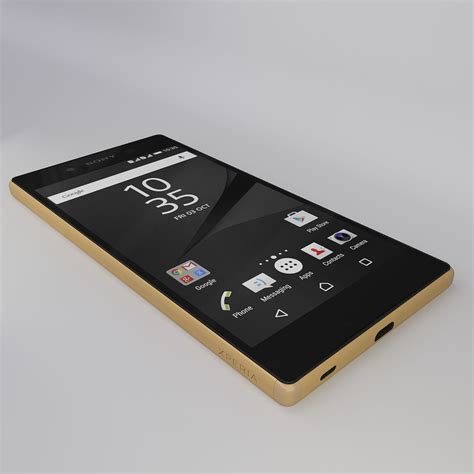 Sony Xperia Z Dorado Modelo D Max C D Fbx Obj Free D