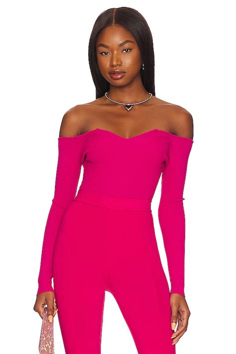 Superdown Ashton V Neck Bodysuit Superdown