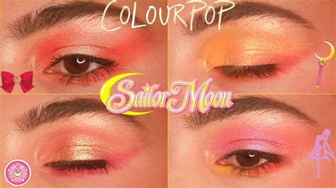 Looks Palette Colourpop Sailor Moon Eyeshadow Tutorial Simple