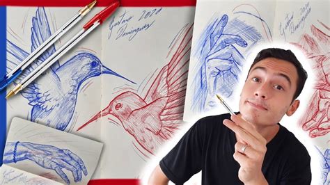 Como Desenhar Com Caneta Bic Sombreados E Afins Aprenda Tudo Sobre