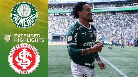 Palmeiras Vs Internacional Extended Highlights Brasileiro S Rie A